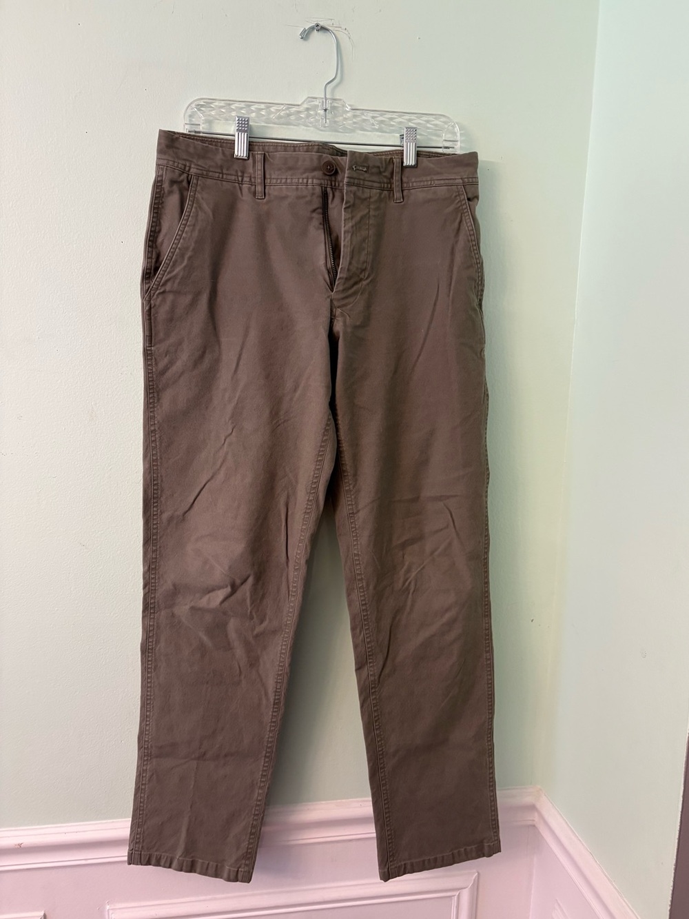 Men’s Bonobos Olive Green Chinos - Athletic